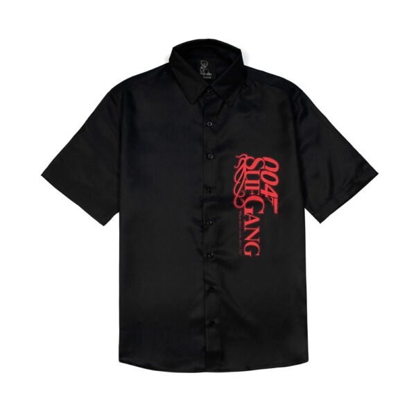 004spy Button Up Shirt Black - Sufgang