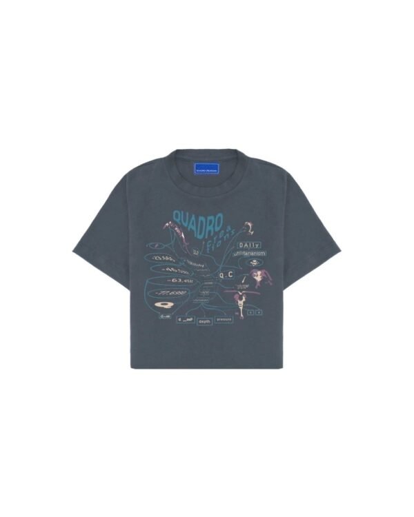 ARG GREY T-SHIRT BABY TEE - QUADRO CREATIONS