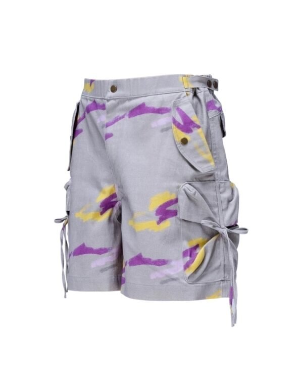 Dyer Cargo Shorts Cinza - QUADRO CREATIONS - Image 2