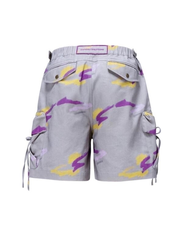 Dyer Cargo Shorts Cinza - QUADRO CREATIONS - Image 3